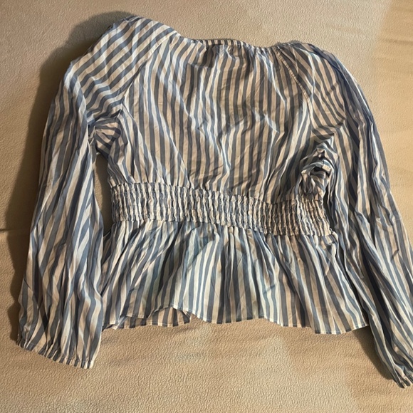 J. Crew 2023 new with tags striped peplum top - Picture 3 of 4